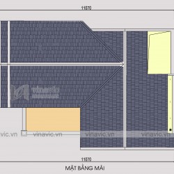 Thiết kế nhà phố 3 tầng kích thước 8x10m BT1834