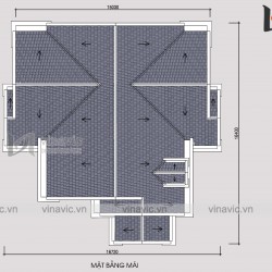 Nhà vườn 1 tầng 4 phòng ngủ 240m2 chi phí đầu tư khoảng 1.7 tỷ BT1904