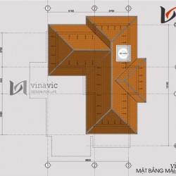 Mẫu nhà 2 tầng 4 phòng ngủ mặt tiền 9m sân trước và ban công rộng BT1490