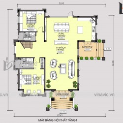 Biệt thự 350m2 4 phòng ngủ 2 tầng 1 lửng mức đầu tư 2.5 tỷ ở Phú Thọ BT1903