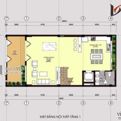 Biệt thự nhà ống đẹp 5 tầng thiết kế sang trọng và hiện đại NO1448