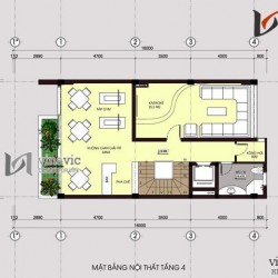 Biệt thự nhà ống đẹp 5 tầng thiết kế sang trọng và hiện đại NO1448