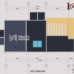 Mẫu nhà đẹp 3 tầng 120m2 4 phòng ngủ mặt tiền rộng 8m BT1483