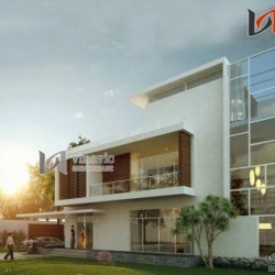 Mẫu biệt thự hiện đại thiết kế tinh tế gẫn gũi thiên nhiên BTCC1421