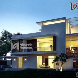 Mẫu biệt thự hiện đại thiết kế tinh tế gẫn gũi thiên nhiên BTCC1421