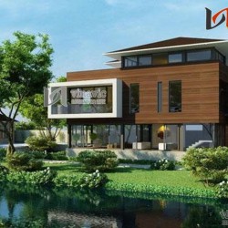 Thiết kế biệt thự không gian mở hòa mình vào thiên nhiên BTCC1425