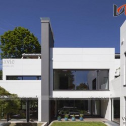 Độc đáo lạ mắt với mẫu biệt thự phong cách hiện đại  BTCC1415