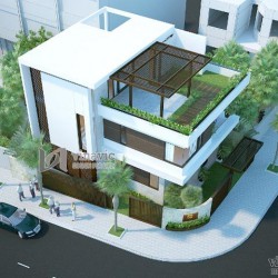 Biệt thự hiện đại thiết kế sang trọng 2 mặt tiền BTCC1428