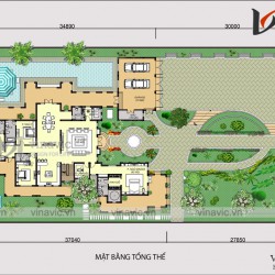 Thiết kế biệt thự nghỉ dưỡng kiến trúc Địa Trung Hải