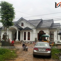 Hoàn thiện công trình biệt thự 1 tầng tân cổ điển quý phái TCBT1676