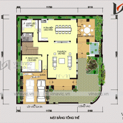 Biệt thự 2 tầng 160m2 ở Thành phố Vinh- Nghệ An BT1672