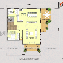 Biệt thự 2 tầng 160m2 ở Thành phố Vinh- Nghệ An BT1672