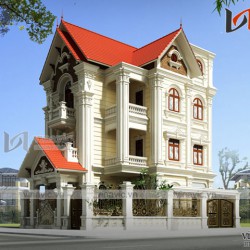 Mẫu thiết kế cải tạo biệt thự cổ điển 3 tầng BT1678