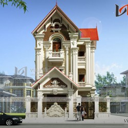 Mẫu thiết kế cải tạo biệt thự cổ điển 3 tầng BT1678