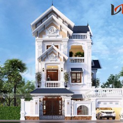 Thiết kế nhà phố 3 tầng kích thước 8x10m BT1834