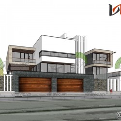 Biệt thự Singapore phong cách hiện đại ở Đồng Hới- Quảng Bình BT1836