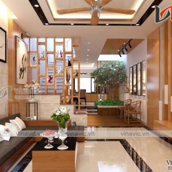 Mẫu nhà ống rộng 5m dài 16m thiết kế 3 tầng diện tích 80m2 NO1820