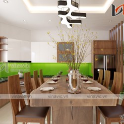 Mẫu nhà ống rộng 5m dài 16m thiết kế 3 tầng diện tích 80m2 NO1820