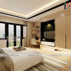 Mẫu nhà ống rộng 5m dài 16m thiết kế 3 tầng diện tích 80m2 NO1820