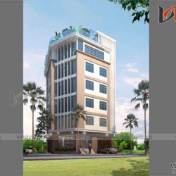 Khách sạn văn phòng phong cách hiện đại KSVP01