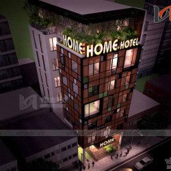 Mẫu thiết kế khách sạn 7 tầng hiện đại 160m2 tại Cần Thơ KSVP05