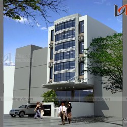 Mẫu thiết kế khách sạn văn phòng đẹp KSVP09