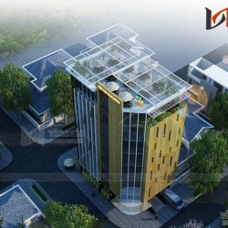 Mẫu thiết kế khách sạn văn phòng đẹp KSVP14