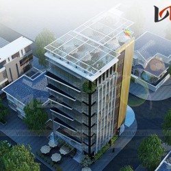 Mẫu thiết kế khách sạn văn phòng đẹp KSVP14