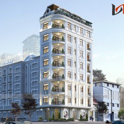 Thiết kế khách sạn hiện đại tiêu chuẩn 3 sao KSVP1901