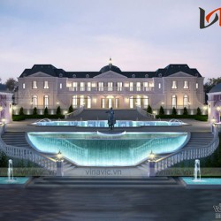 Mẫu thiết kế biệt thự lâu đài cổ điển nguy nga tại Sa Pa LDDT10