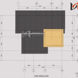 Biệt thự hiện đại 2 tầng kết hợp vật liệu kính và gỗ BT1421