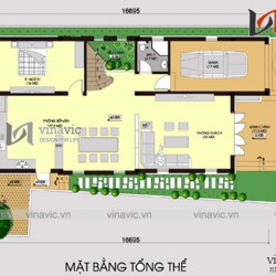 Mẫu nhà 2 tầng 4 phòng ngủ ngang 8m diện tích 120m2 1 mặt tiền BT1623