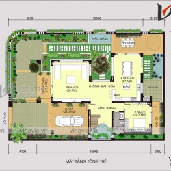 Biệt thự 2 tầng 100m2 3 phòng ngủ thiết kế hiện đại ở Phú Thọ BT1668