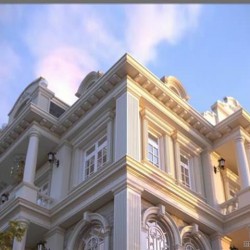 Nhà biệt thự đẹp 3 tầng cổ điển và sang trọng BT1417