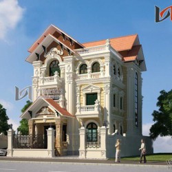 Biệt thự đẹp 3 tầng phong cách cổ điển BT1423
