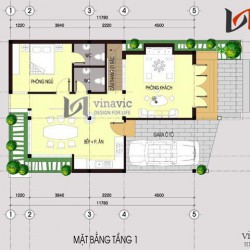Mẫu thiết kế nhà biệt thự đẹp 3 tầng kiến trúc Pháp cổ BT1429