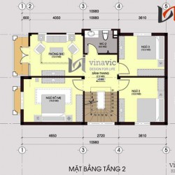 Biệt thự phố 3 tầng 80m2 mặt tiền 7m thiết kế hiện đại BT1434