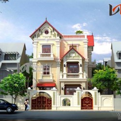 Biệt thự tân cổ điển 3 tầng 150m2 thiết kế tinh tế và sang trọng BT1456