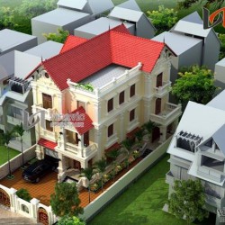 Biệt thự tân cổ điển 3 tầng 150m2 thiết kế tinh tế và sang trọng BT1456