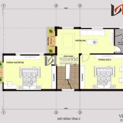 Nhà phố mặt tiền 7m hiện đại 3 tầng thiết kế kiểu tân cổ điển BT1482