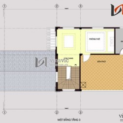 Nhà phố mặt tiền 7m hiện đại 3 tầng thiết kế kiểu tân cổ điển BT1482