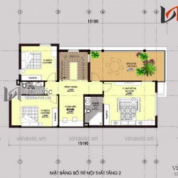 Nhà phố mặt tiền 8m 3 tầng 100m2 thiết kế hiện đại ở Sơn La BT1493