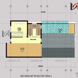 Nhà phố mặt tiền 8m 3 tầng 100m2 thiết kế hiện đại ở Sơn La BT1493