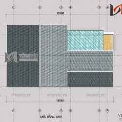 Nhà phố mặt tiền 8m 3 tầng 100m2 thiết kế hiện đại ở Sơn La BT1493