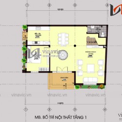 Nhà 3 tầng 100m2 mặt tiền 9m 3 phòng ngủ P.Khách, P.Bếp, P.Thờ BT1506
