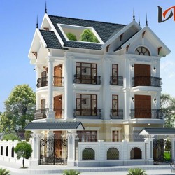 Biệt thự phố 3 tầng 130m2 4 phòng ngủ 1 P.Khách, P.Bếp + Ăn, 1 P.WC BT1526