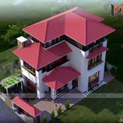Mẫu nhà biệt thự đẹp 3 tầng hiện đại BT1650
