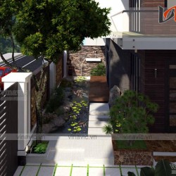 Nhà 3 tầng 1 mặt tiền hiện đại 300m2 mức đầu tư dự kiến 2,5 tỷ BT1651