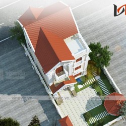 Mẫu nhà 3 tầng ngang 8m sâu 13m diện tích 100m2/sàn ở Ninh Bình BT1664