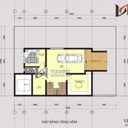 Mẫu thiết kế nhà biệt thự đẹp 4 tầng BT1407